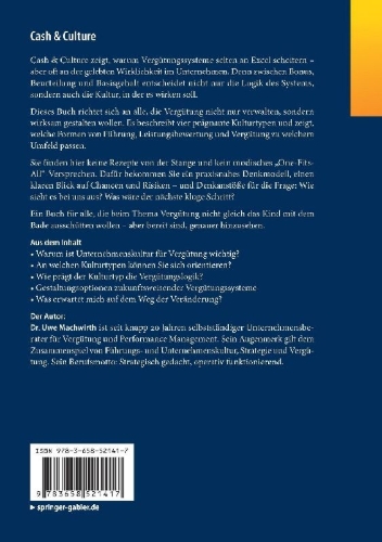 Buchcover und Innenansicht für das Buch: Cash & Culture