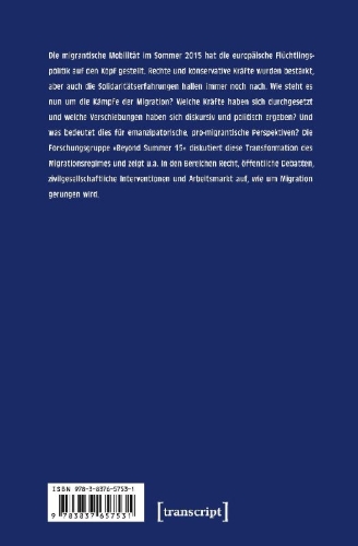 Buchcover und Innenansicht für das Buch: Kämpfe um Migrationspolitik seit 2015