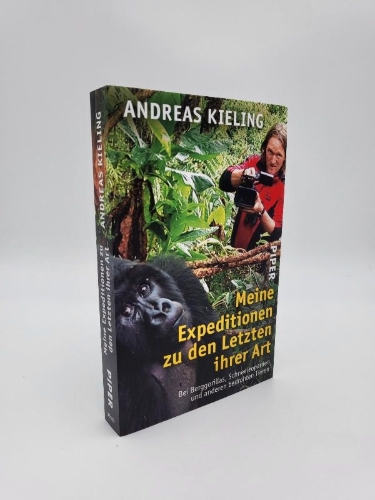 Buchcover und Innenansicht für das Buch: Meine Expeditionen zu den Letzten ihrer Art