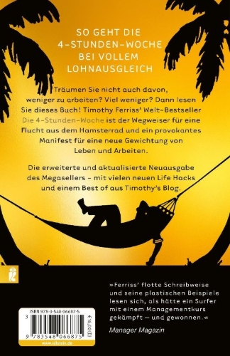 Buchcover und Innenansicht für das Buch: The 4-Hour Workweek