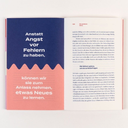 Buchcover und Innenansicht für das Buch: Vorbildlich unperfekt
