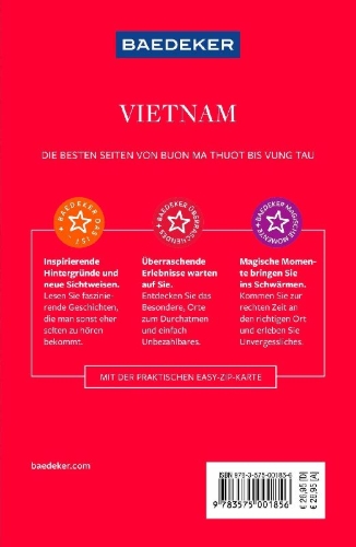 Buchcover und Innenansicht für das Buch: Baedeker Reiseführer Vietnam