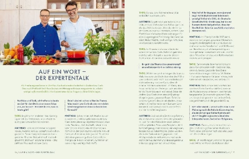 Buchcover und Innenansicht für das Buch: Iss besser! LOW CARB