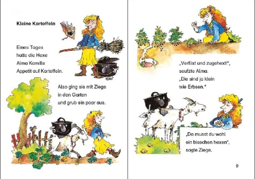 Buchcover und Innenansicht für das Buch: Verflixt und zugehext