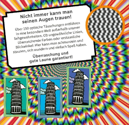 Buchcover und Innenansicht für das Buch: Optische Täuschungen