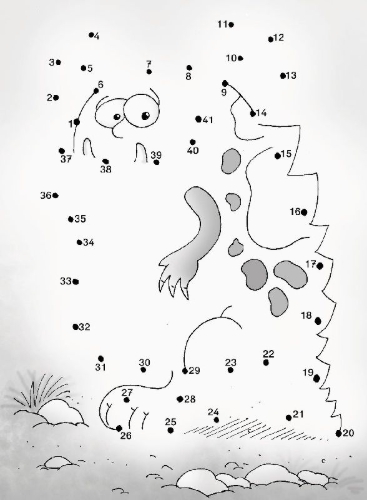 Buchcover und Innenansicht für das Buch: Ravensburger Mein monsterstarker Von-Punkt-zu-Punkt-Block - Für Kinder ab 5 Jahren
