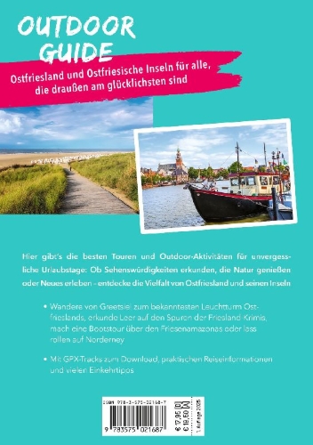 Buchcover und Innenansicht für das Buch: MARCO POLO OUTDOOR GUIDE Reiseführer Ostfriesland & Ostfriesische Inseln