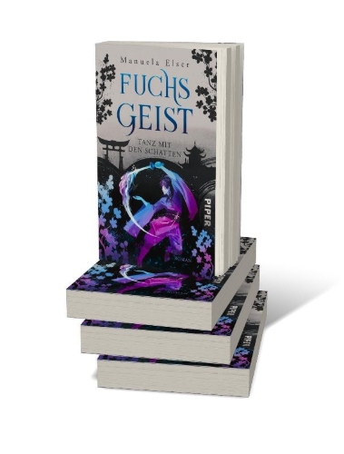 Buchcover und Innenansicht für das Buch: Fuchsgeist - Tanz mit den Schatten