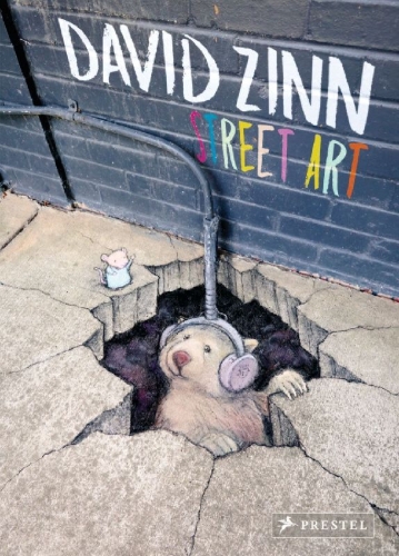 Buchcover und Innenansicht für das Buch: David Zinn. Street Art