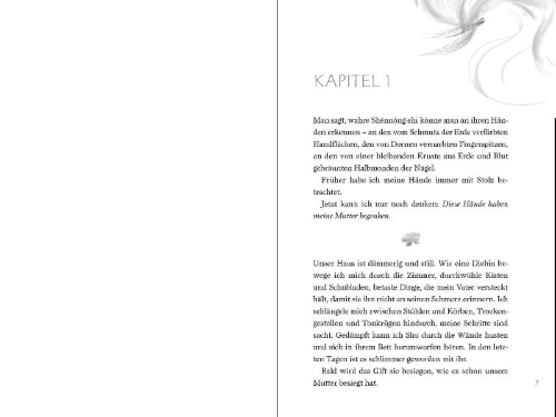 Buchcover und Innenansicht für das Buch: A Magic Steeped in Poison
