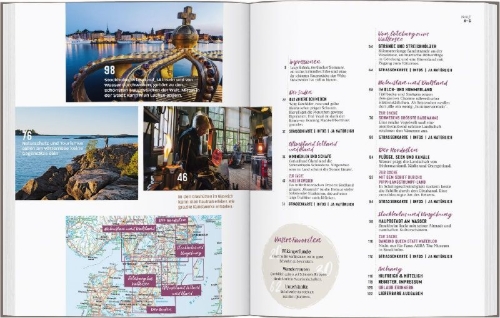 Buchcover und Innenansicht für das Buch: DUMONT Bildatlas Schweden Süden, Stockholm