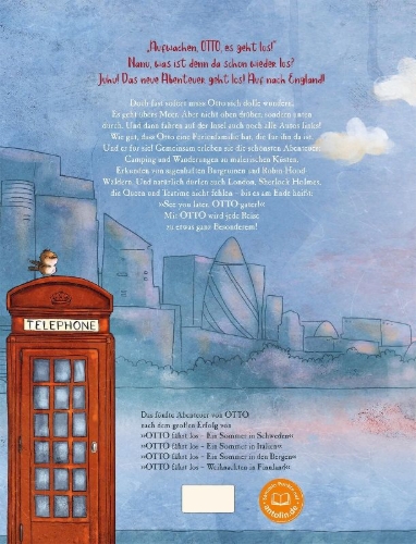 Buchcover und Innenansicht für das Buch: OTTO fährt los - Eine Reise nach England