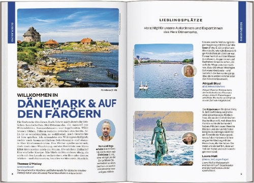 Buchcover und Innenansicht für das Buch: LONELY PLANET Reiseführer Dänemark & die Färöer