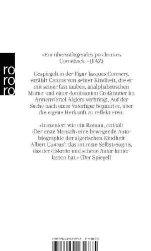 Buchcover und Innenansicht für das Buch: Der erste Mensch