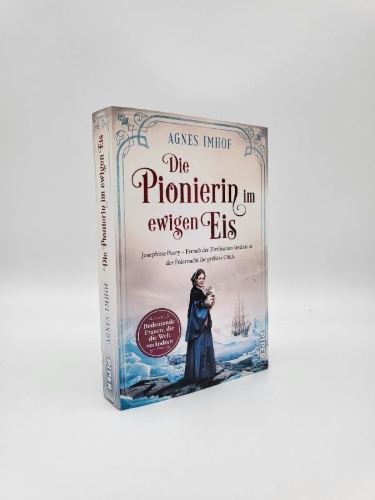Buchcover und Innenansicht für das Buch: Die Pionierin im ewigen Eis
