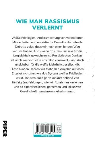 Buchcover und Innenansicht für das Buch: Der weiße Fleck