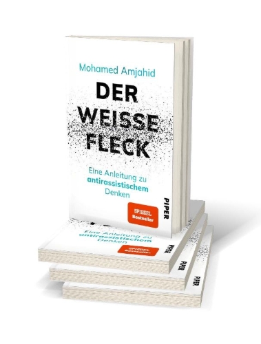 Buchcover und Innenansicht für das Buch: Der weiße Fleck
