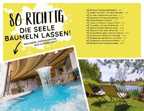 Buchcover und Innenansicht für das Buch: Herzstücke am Gardasee