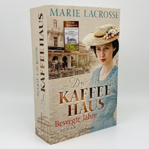Buchcover und Innenansicht für das Buch: Das Kaffeehaus - Bewegte Jahre