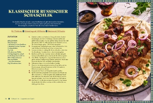 Buchcover und Innenansicht für das Buch: Schmeckt wie Heimat