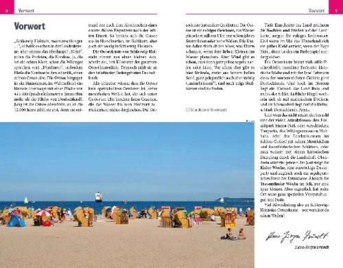 Buchcover und Innenansicht für das Buch: Reise Know-How Reiseführer Ostseeküste Schleswig-Holstein