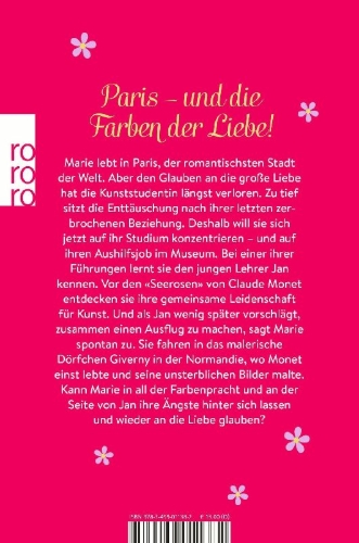 Buchcover und Innenansicht für das Buch: Sommerfarben in der Stadt der Liebe
