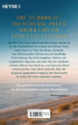 Buchcover und Innenansicht für das Buch: Die Hebamme von Sylt