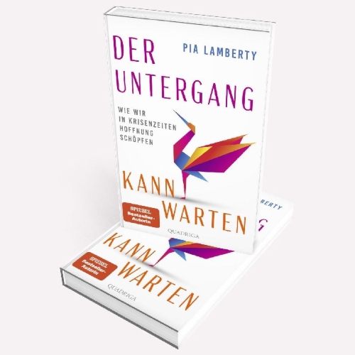 Buchcover und Innenansicht für das Buch: Der Untergang kann warten