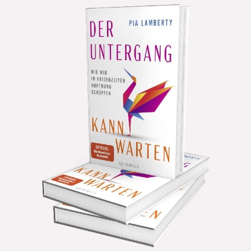 Buchcover und Innenansicht für das Buch: Der Untergang kann warten