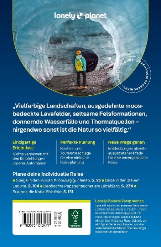 Buchcover und Innenansicht für das Buch: LONELY PLANET Reiseführer Island