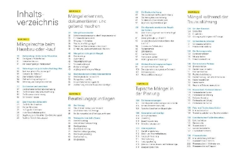 Buchcover und Innenansicht für das Buch: Baumängel und Bauschäden