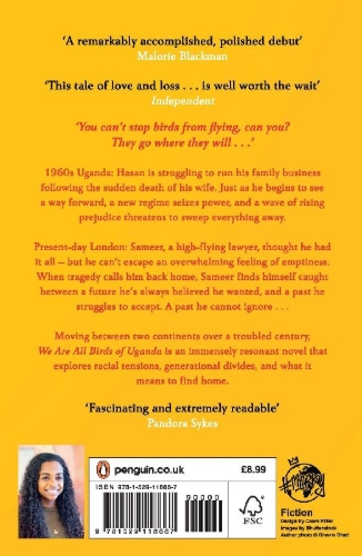 Buchcover und Innenansicht für das Buch: We Are All Birds of Uganda