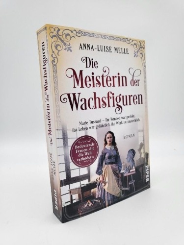 Buchcover und Innenansicht für das Buch: Die Meisterin der Wachsfiguren