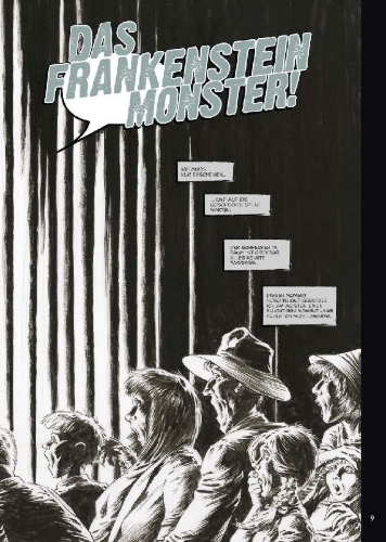 Buchcover und Innenansicht für das Buch: Frankenstein Alive, Alive!