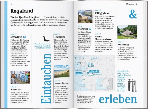 Buchcover und Innenansicht für das Buch: DUMONT Reise-Taschenbuch Reiseführer Norwegen, Das Fjordland