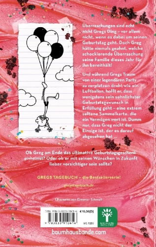Buchcover und Innenansicht für das Buch: Diary of a Wimpy Kid 20