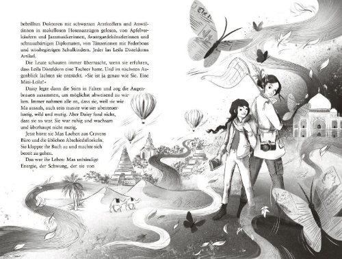 Buchcover und Innenansicht für das Buch: Greenwild - The World Behind the Door
