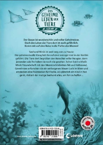 Buchcover und Innenansicht für das Buch: Das geheime Leben der Tiere (Ozean) - Abenteuer im Korallenriff