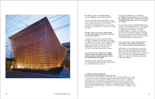 Buchcover und Innenansicht für das Buch: Neue Holzarchitektur