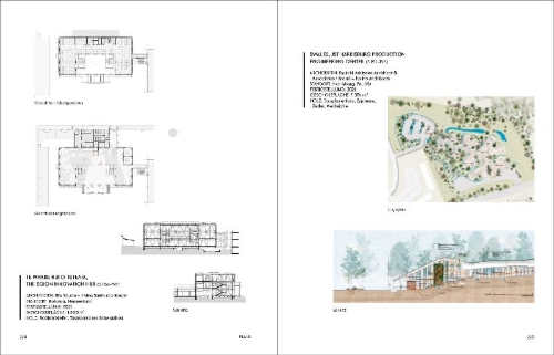 Buchcover und Innenansicht für das Buch: Neue Holzarchitektur
