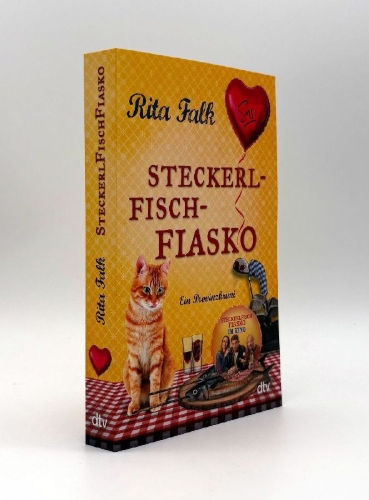 Buchcover und Innenansicht für das Buch: Steckerlfischfiasko