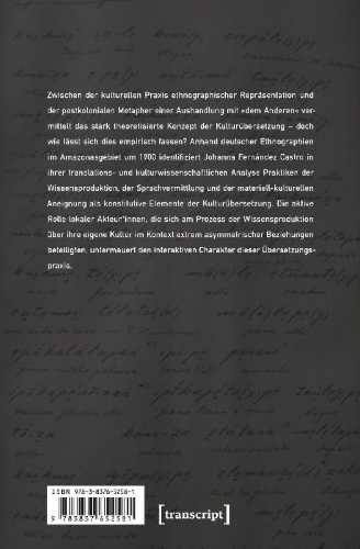 Buchcover und Innenansicht für das Buch: Kulturübersetzung als interaktive Praxis
