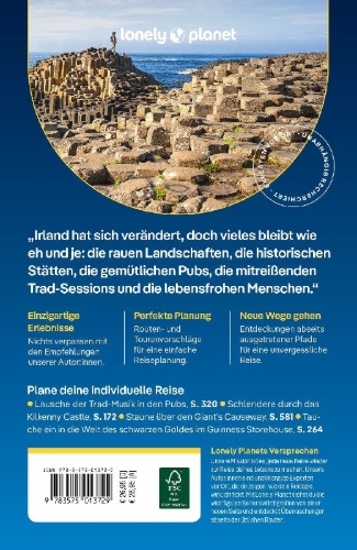 Buchcover und Innenansicht für das Buch: LONELY PLANET Reiseführer Irland