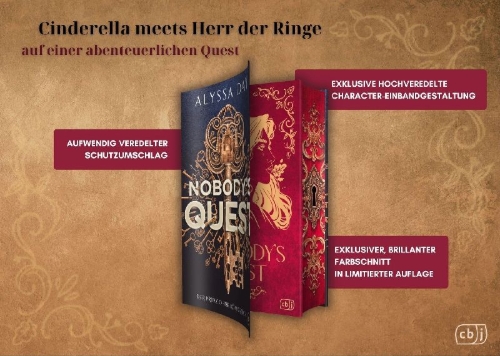 Buchcover und Innenansicht für das Buch: The Nobody Chronicles #1 von 3