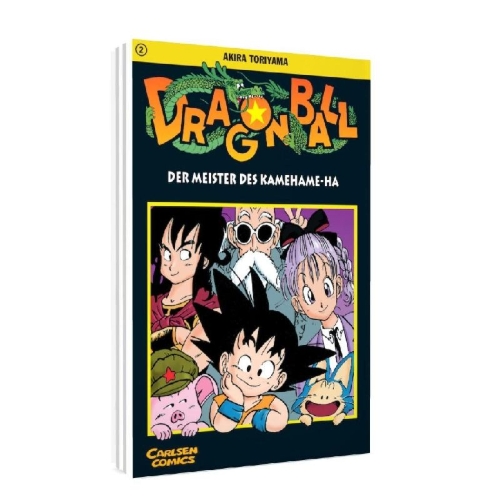 Buchcover und Innenansicht für das Buch: Dragon Ball 02. Der Meister des Kamehame-Ha