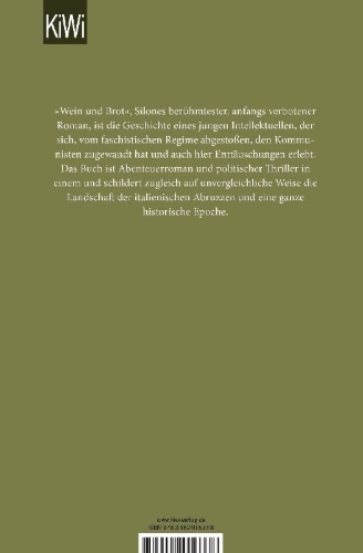 Buchcover und Innenansicht für das Buch: Wein und Brot