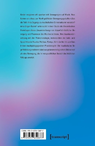 Buchcover und Innenansicht für das Buch: Bewegung und Musikverstehen