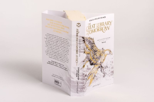Buchcover und Innenansicht für das Buch: TOMORROWLAND - The Great Library Of Tomorrow (The Tomorrowland Saga 01)