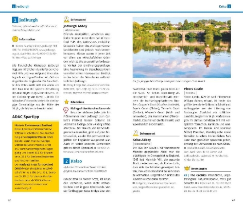 Buchcover und Innenansicht für das Buch: ADAC Reiseführer plus Schottland