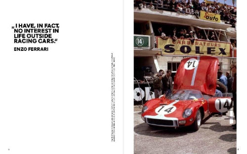 Buchcover und Innenansicht für das Buch: Ferrari Milestones